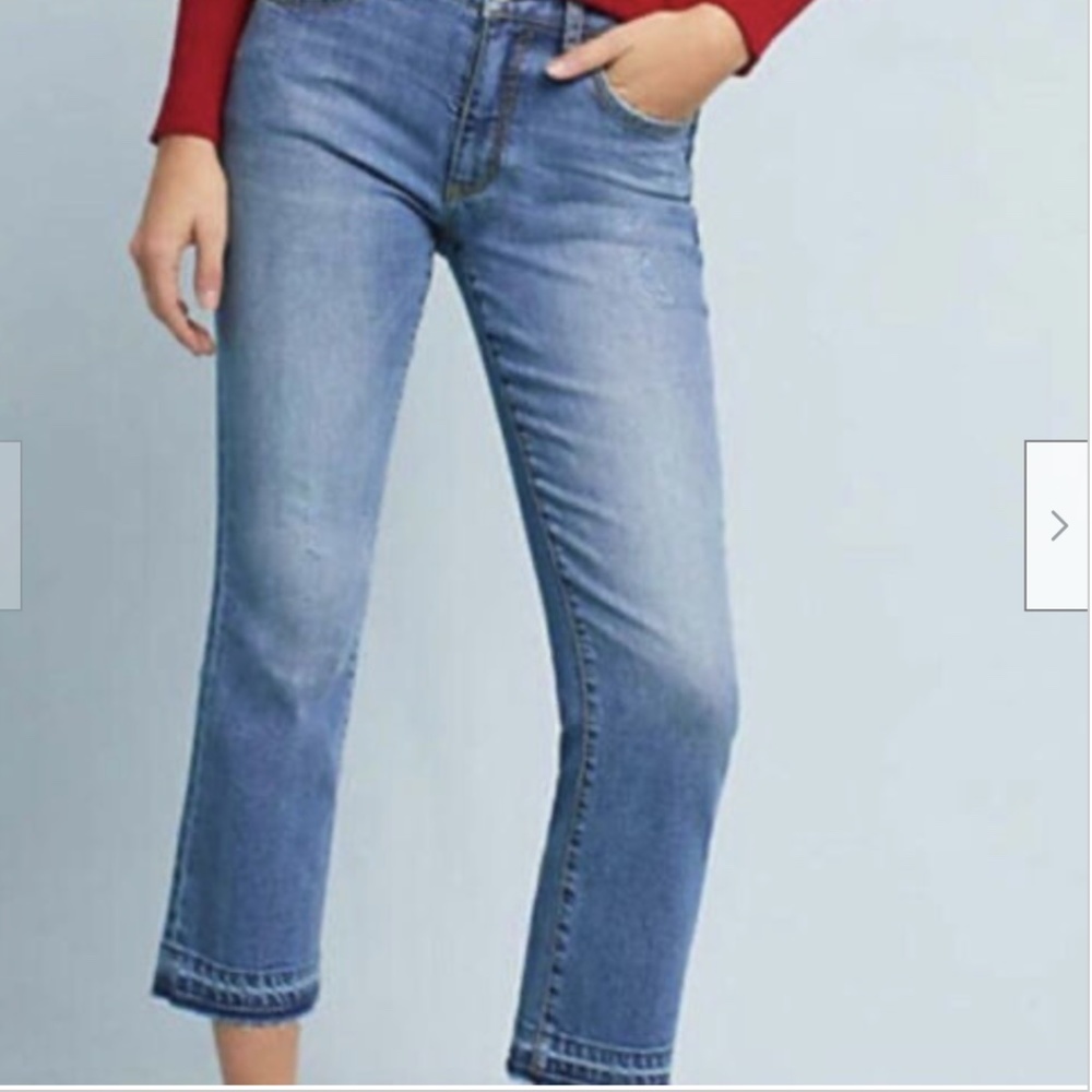 Anthropologie Pilcro and the Letterpress High-Rise Flare Jean